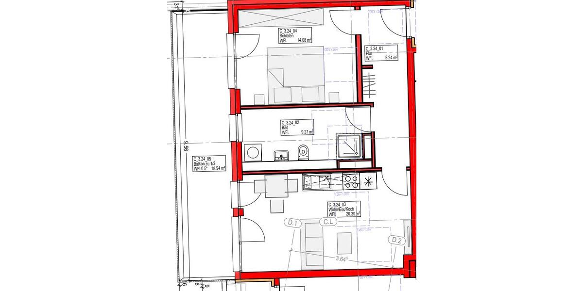 2-Zimmer Wohnung zur Miete 2 zimmer