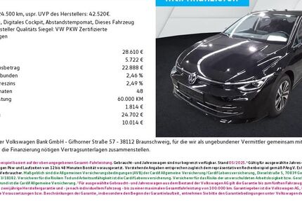 VW Golf 24.500 km 28.610 &euro; Fürth 90762
