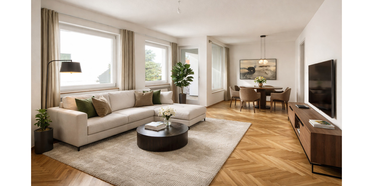 Etagenwohnung Nürnberg Großreuth h d Veste - 4 Zimmer, 109 m&sup2;, 1.100&euro; | Angebot:26203712