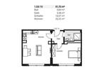 Etagenwohnung Nürnberg Tafelhof - 2 Zimmer, 51 m&sup2;, 1.077&euro; | Angebot:26909026