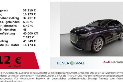 Audi Q4 e-tron 8.894 km 53.910 € Nürnberg 90411