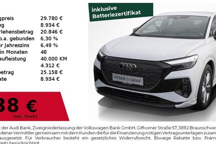 Audi Q4 e-tron 55.990 km 29.780 &euro; Nürnberg 90411