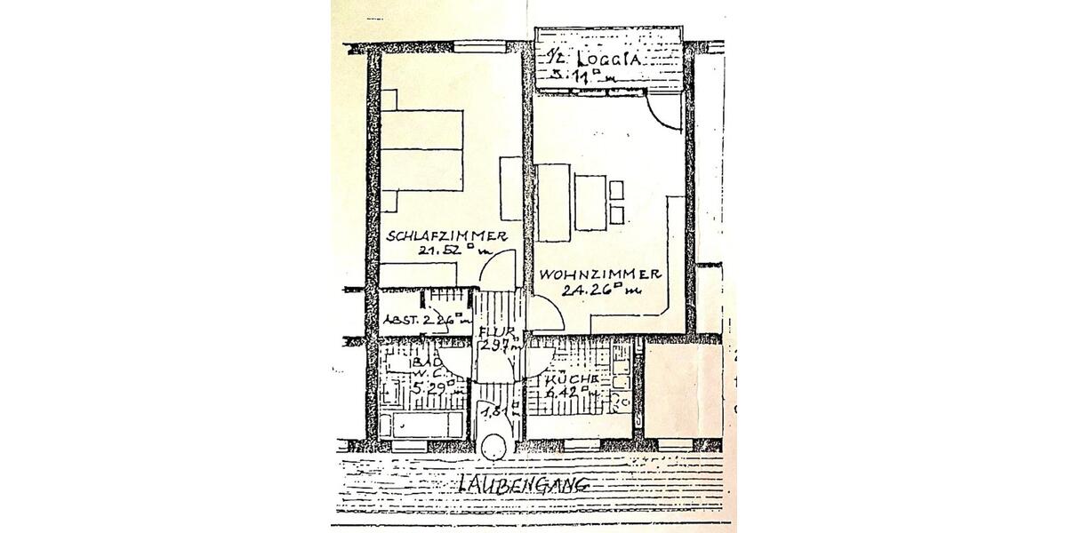 Etagenwohnung Nürnberg Erlenstegen - 2 Zimmer, 68 m&sup2;, 227.000&euro; | Angebot:25755715