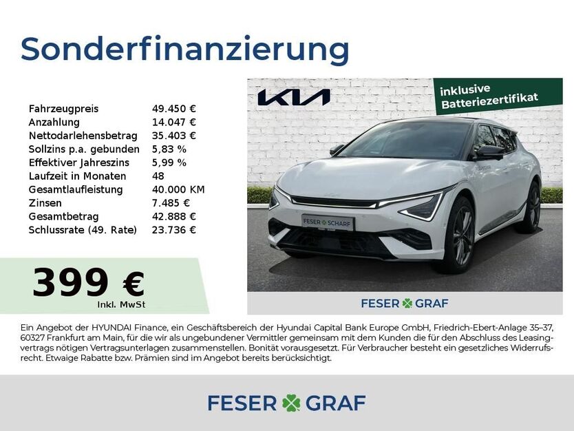 Kia EV6 9.450 km 49.450 € Nürnberg 90425