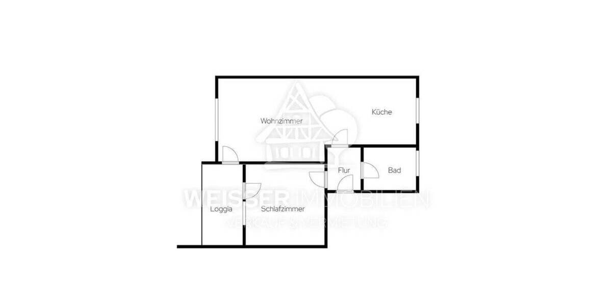 Etagenwohnung Erlangen Büchenbach - 2 Zimmer, 67 m&sup2;, 229.000&euro; | Angebot:24673000