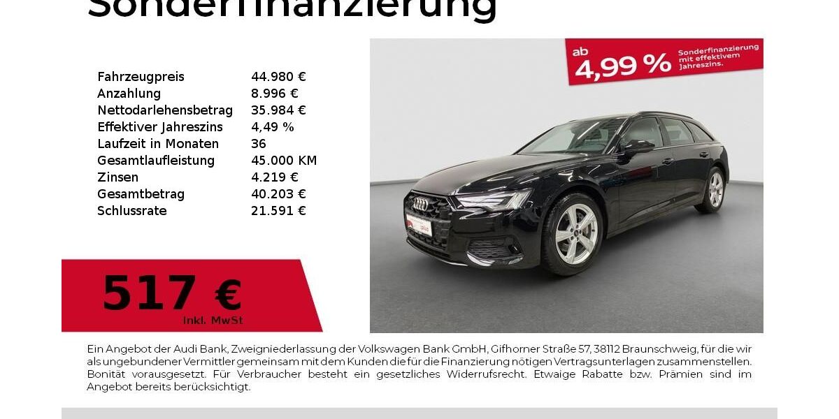 Audi A6 28.705 km 47.980 &euro; Fürth 90763