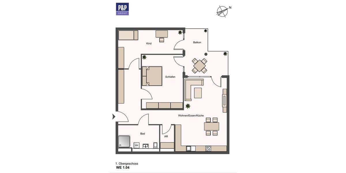 Etagenwohnung Fürth Altstadt - 3 Zimmer, 86 m&sup2;, 1.472&euro; | Angebot:26295490