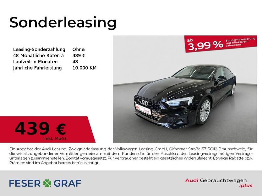 Audi A5 27.620 km 43.980 € Fürth 90763
