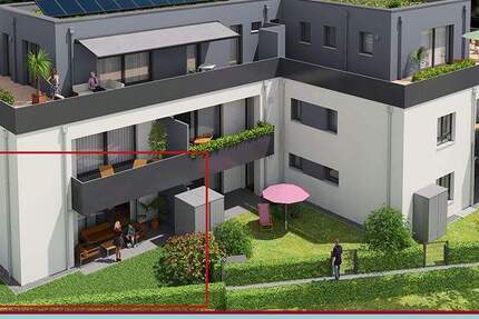 Barrierefrei im Erdgeschoss mit Garten 3 zimmer