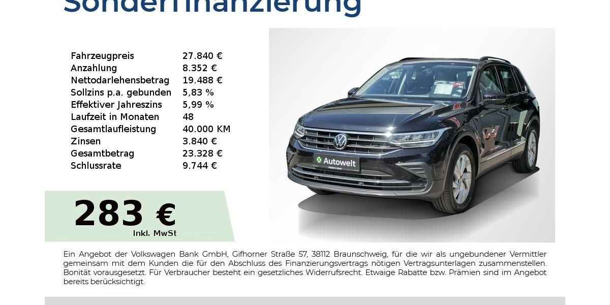VW Tiguan 98.150 km 27.840 &euro; Nürnberg 90431