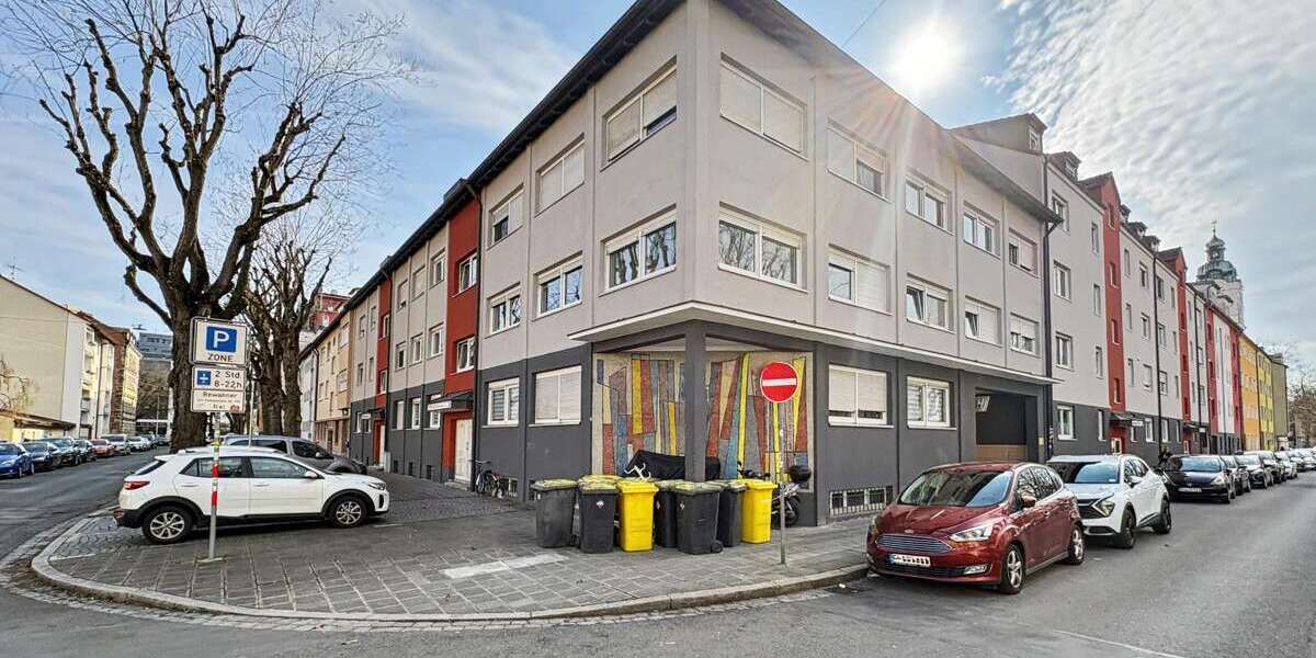 Etagenwohnung Fürth Südstadt - 2 Zimmer, 43 m&sup2;, 169.000&euro; | Angebot:26113262