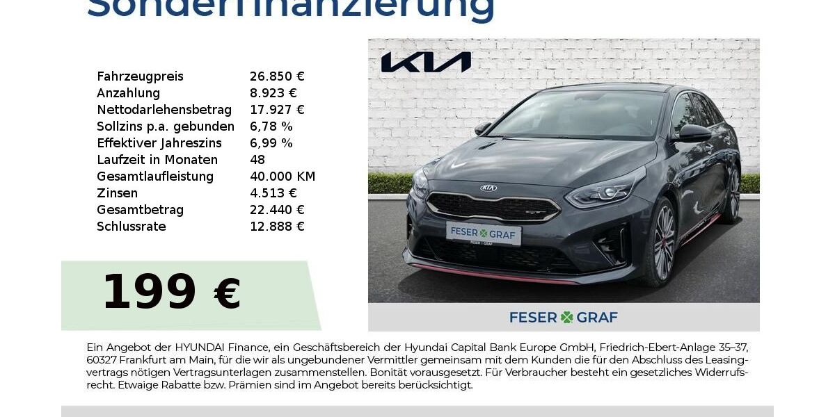 Kia pro ceed / ProCeed 56.212 km 26.750 &euro; Roth 91154