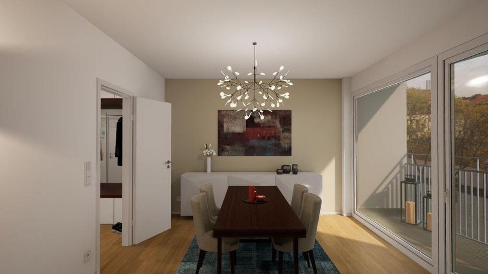 Etagenwohnung Nürnberg Herrnhütte - 3 Zimmer, 88 m&sup2;, 1.550&euro; | Angebot:26417036