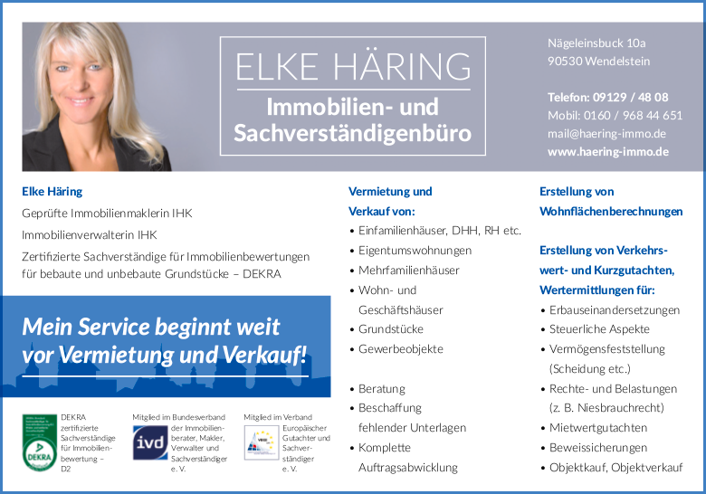 Charmante 2 Zimmer EG-Singlewohnung direkt in Wendelstein zu vermieten 2 zimmer