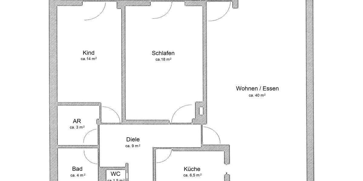 Große 3-Zi. ETW mit Balkon N - Süd Nähe U-Bahn Wohnung kaufen 3 zimmer