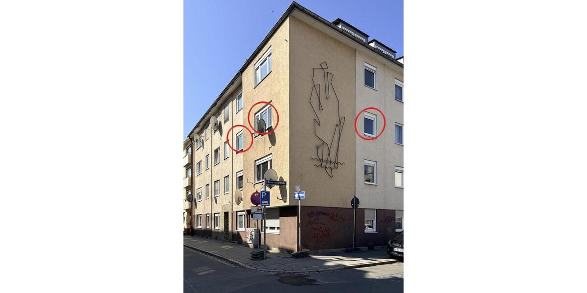 Etagenwohnung Nürnberg Eberhardshof - 2 Zimmer, 55 m&sup2;, 189.000&euro; | Angebot:27596080