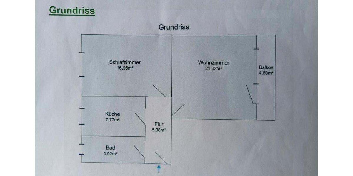 Etagenwohnung Nürnberg Gibitzenhof - 2 Zimmer, 60 m&sup2;, 192.000&euro; | Angebot:27189799