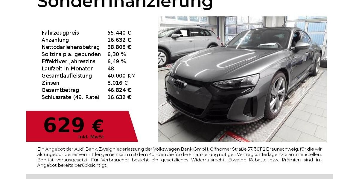 Audi e-tron GT 22.500 km 55.440 &euro; Nürnberg 90411
