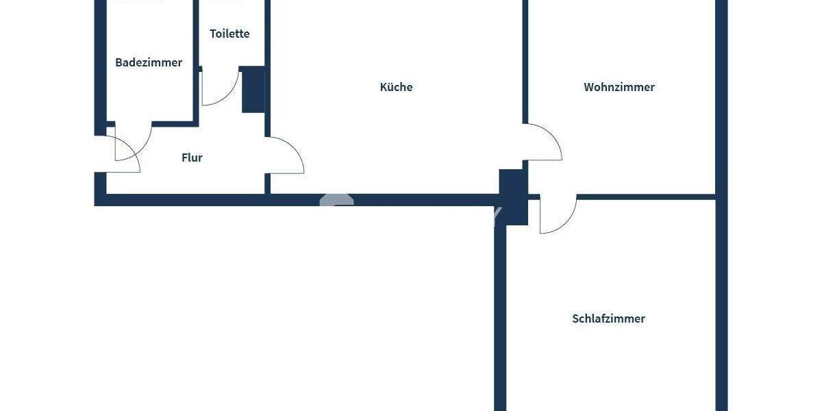 Etagenwohnung Nürnberg Steinbühl - 2 Zimmer, 46 m&sup2;, 159.000&euro; | Angebot:25799541