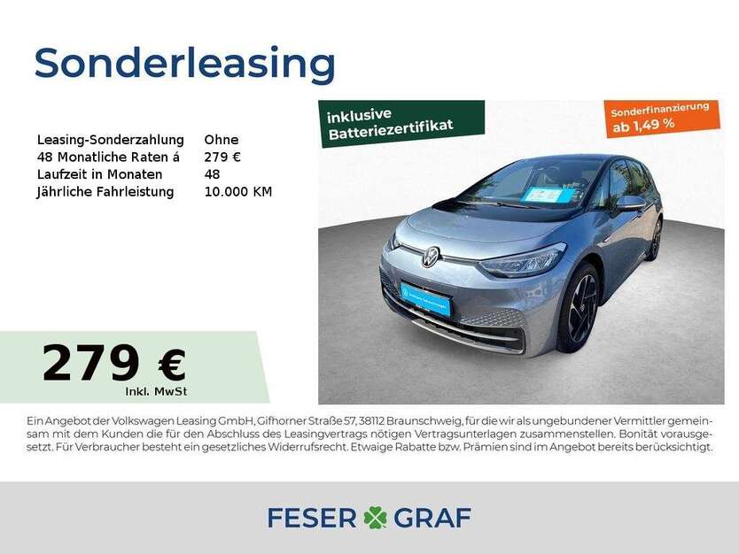 VW ID.3 68.500 km 19.750 € Roth 91154