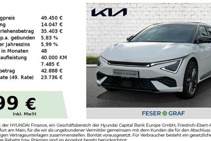 Kia EV6 17.000 km 49.450 € Schwabach 91126