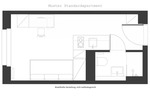 Etagenwohnung Nürnberg Herrnhütte - 1 Zimmer, 21 m&sup2;, 619&euro; | Angebot:25521092