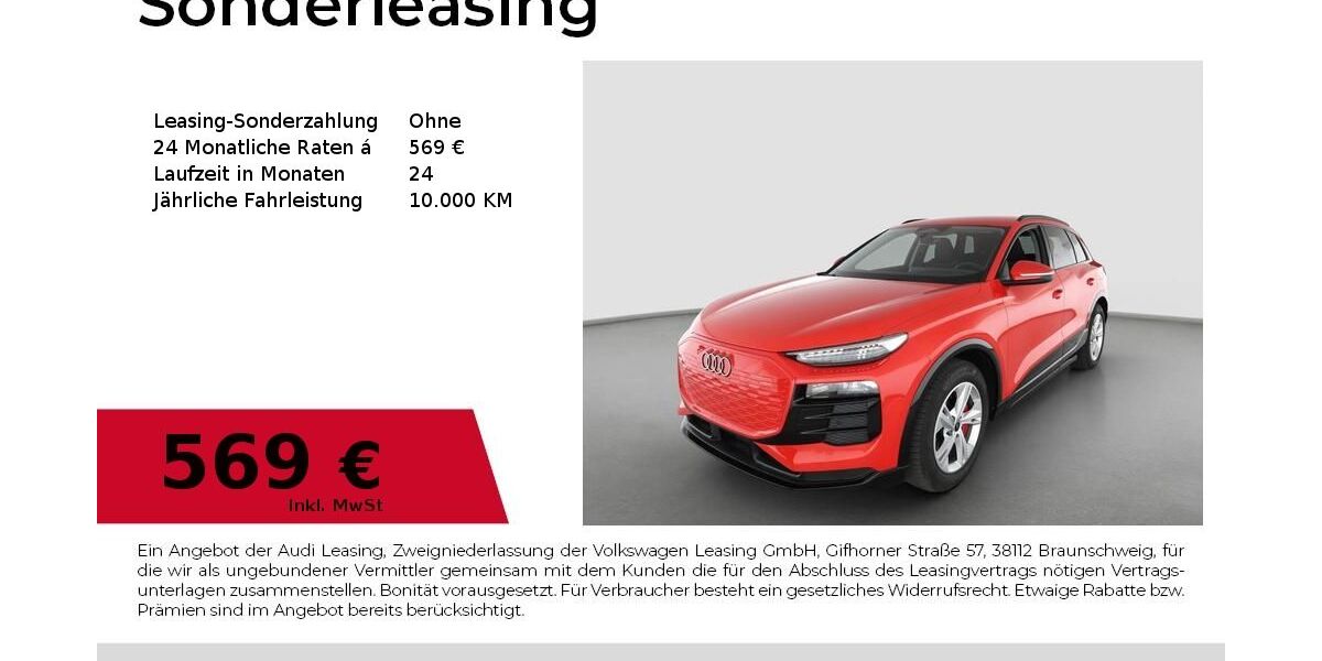 Audi Q6 e-tron 3.290 km 64.980 &euro; Roth 91154