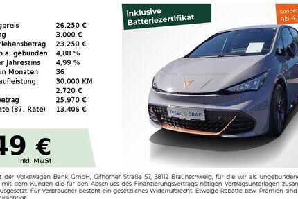 Cupra Born 14.650 km 26.250 € Lauf an der Pegnitz 91207