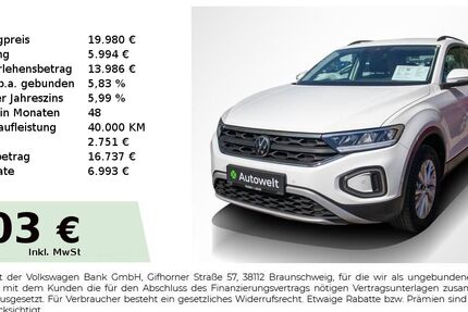 VW T-Roc 120.250 km 19.980 &euro; Nürnberg 90431