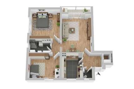 Wohnung Nürnberg Altstadt, St. Lorenz - 3 Zimmer, 78 m&sup2;, 285.000&euro; | Angebot:20930794