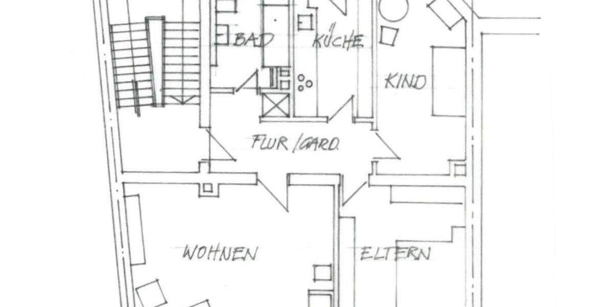 Etagenwohnung Nürnberg Maxfeld - 3 Zimmer, 80 m&sup2;, 895&euro; | Angebot:25821587