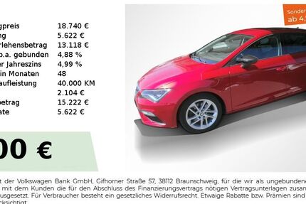 Seat Leon 82.950 km 18.740 &euro; Nürnberg 90441