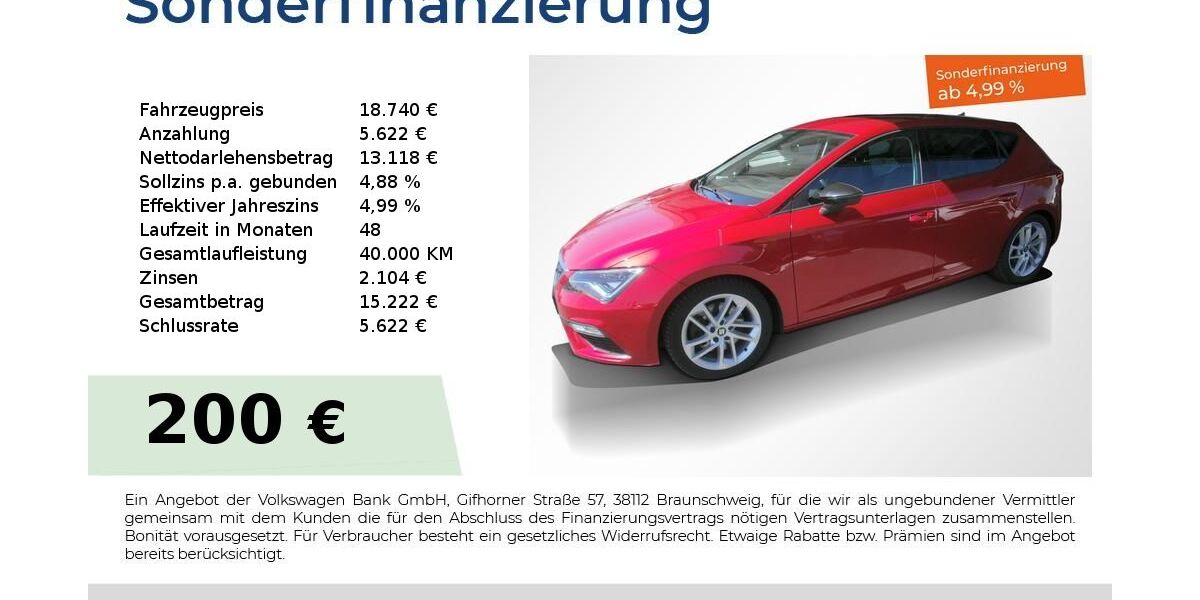 Seat Leon 82.950 km 18.740 &euro; Nürnberg 90441