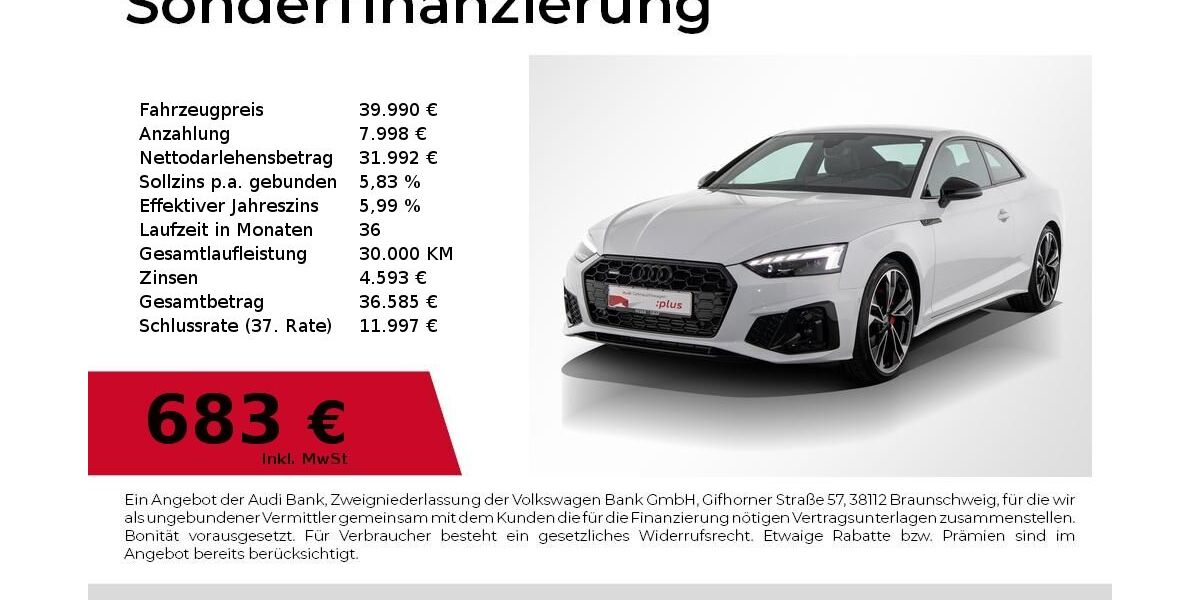 Audi A5 15.100 km 39.990 &euro; Nürnberg 90441