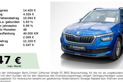 Skoda Kamiq 86.450 km 14.280 &euro; Nürnberg 90431