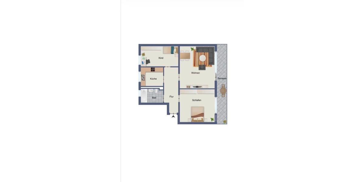 Etagenwohnung Nürnberg Eibach - 3 Zimmer, 75 m&sup2;, 1.300&euro; | Angebot:27536285