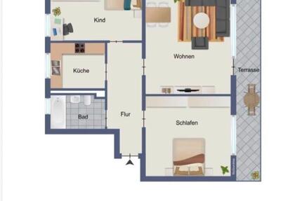 Wohnung Nürnberg Eibach - 3 Zimmer, 75 m&sup2;, 1.300&euro; | Angebot:27536285