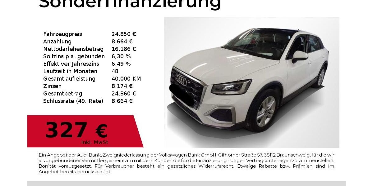 Audi Q2 83.700 km 24.850 &euro; Nürnberg 90411