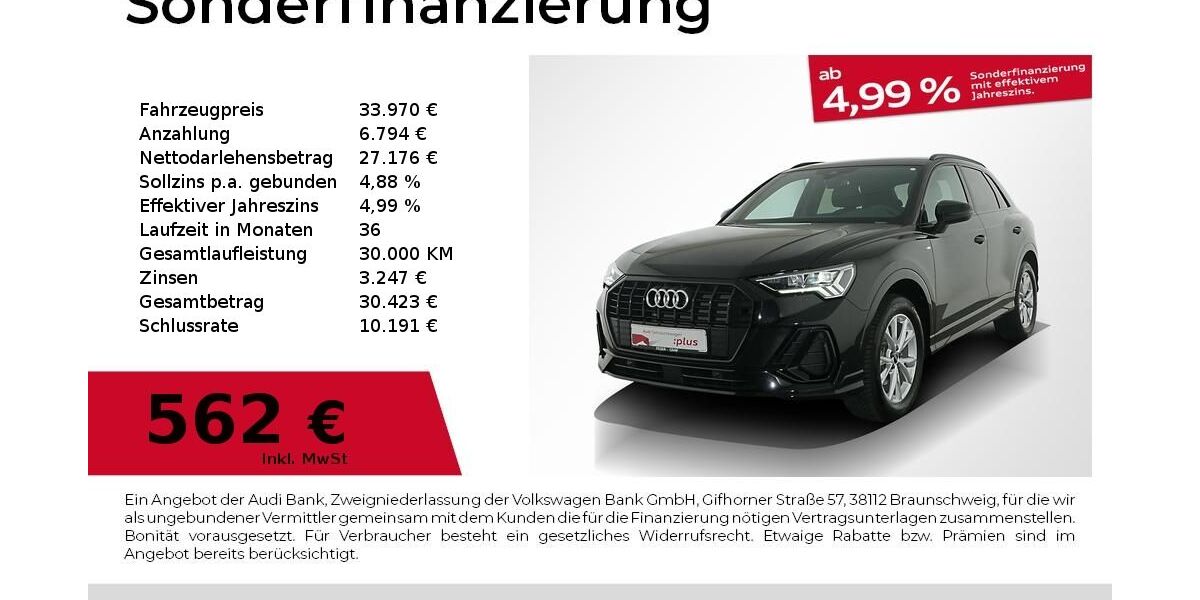 Audi Q3 16.999 km 32.880 &euro; Nürnberg 90441