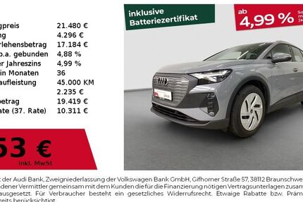 Audi Q4 e-tron 58.399 km 21.470 &euro; Fürth 90763