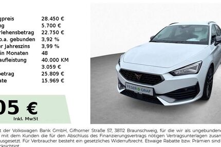 Cupra Leon 18.300 km 28.450 &euro; Schwabach 91126
