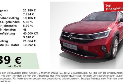 VW Taigo 9.509 km 25.880 € Fürth 90763