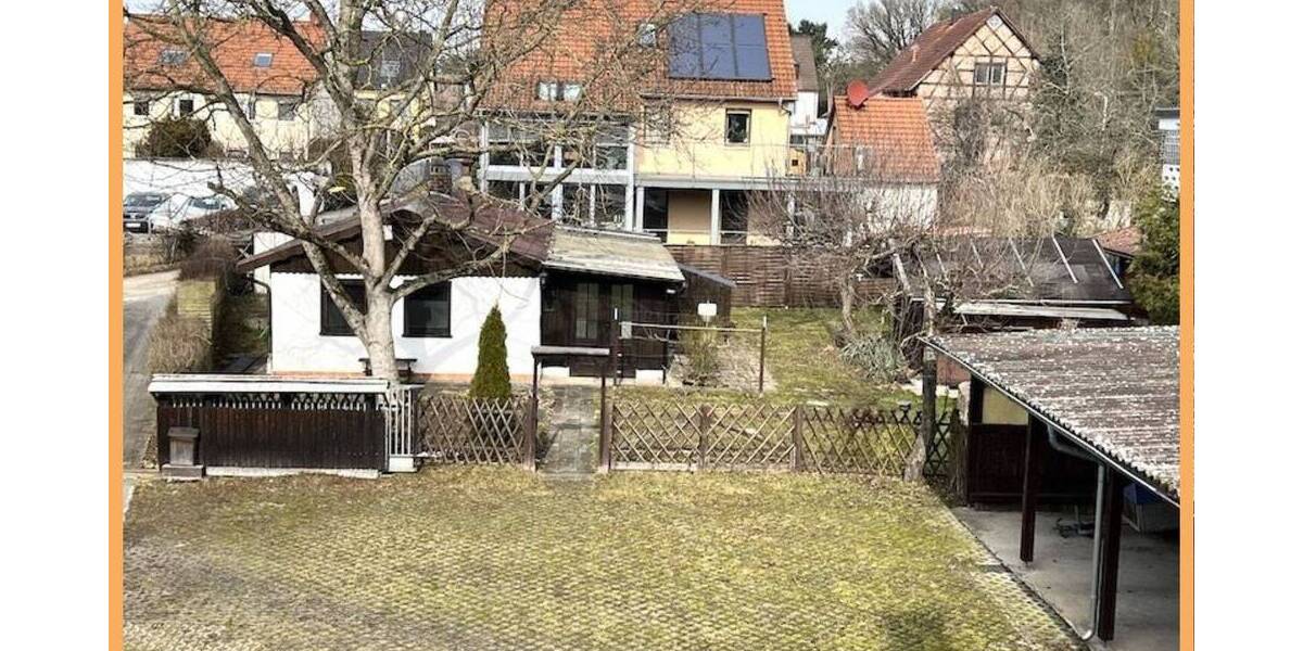 Baugrundstück + Gartenhaus in TOP-Wohnlage von Nürnberg-Worzeldorf - 2. Reihe zum 