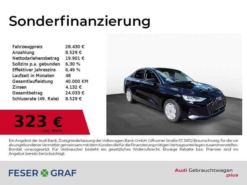 Audi A3 12.900 km 28.430 € Nürnberg 90411