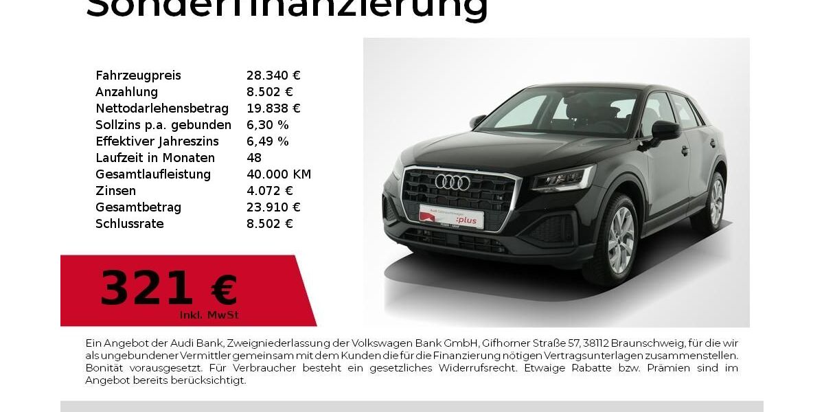 Audi Q2 11.700 km 28.340 &euro; Nürnberg 90411