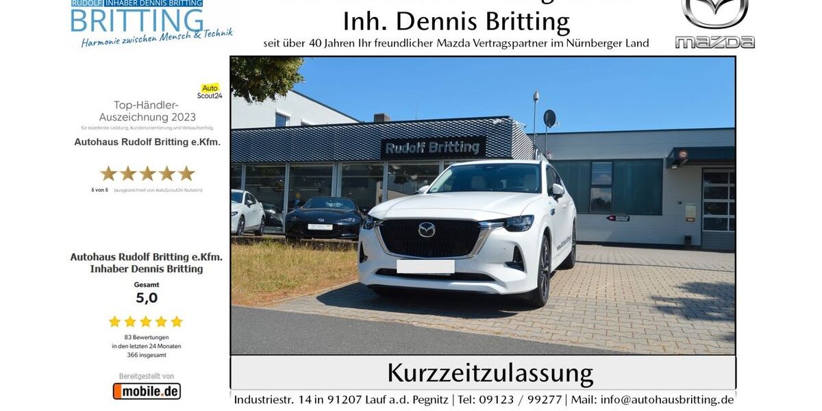 Mazda CX-60 12.000 km 51.890 &euro; Lauf 91207