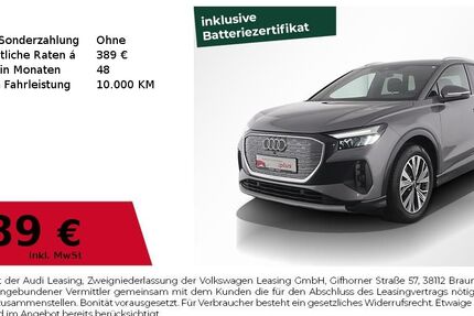 Audi Q4 e-tron 10.888 km 40.440 € Nürnberg 90441