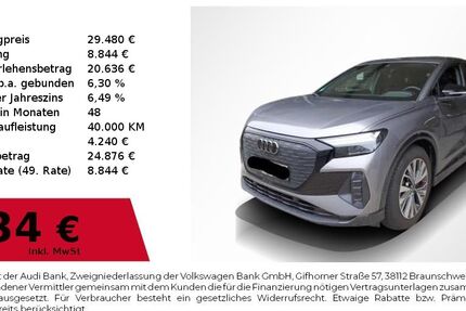 Audi Q4 e-tron 37.900 km 29.480 &euro; Nürnberg 90411