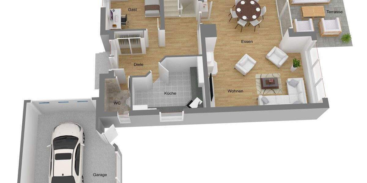 TOP WOHNLAGE-Nürnberg-Weiherhaus! Doppelhaushälfte mit Terrasse, Garten und Garage! 4 zimmer