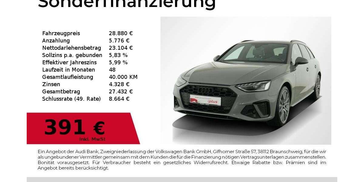 Audi A4 94.150 km 28.880 &euro; Nürnberg 90441